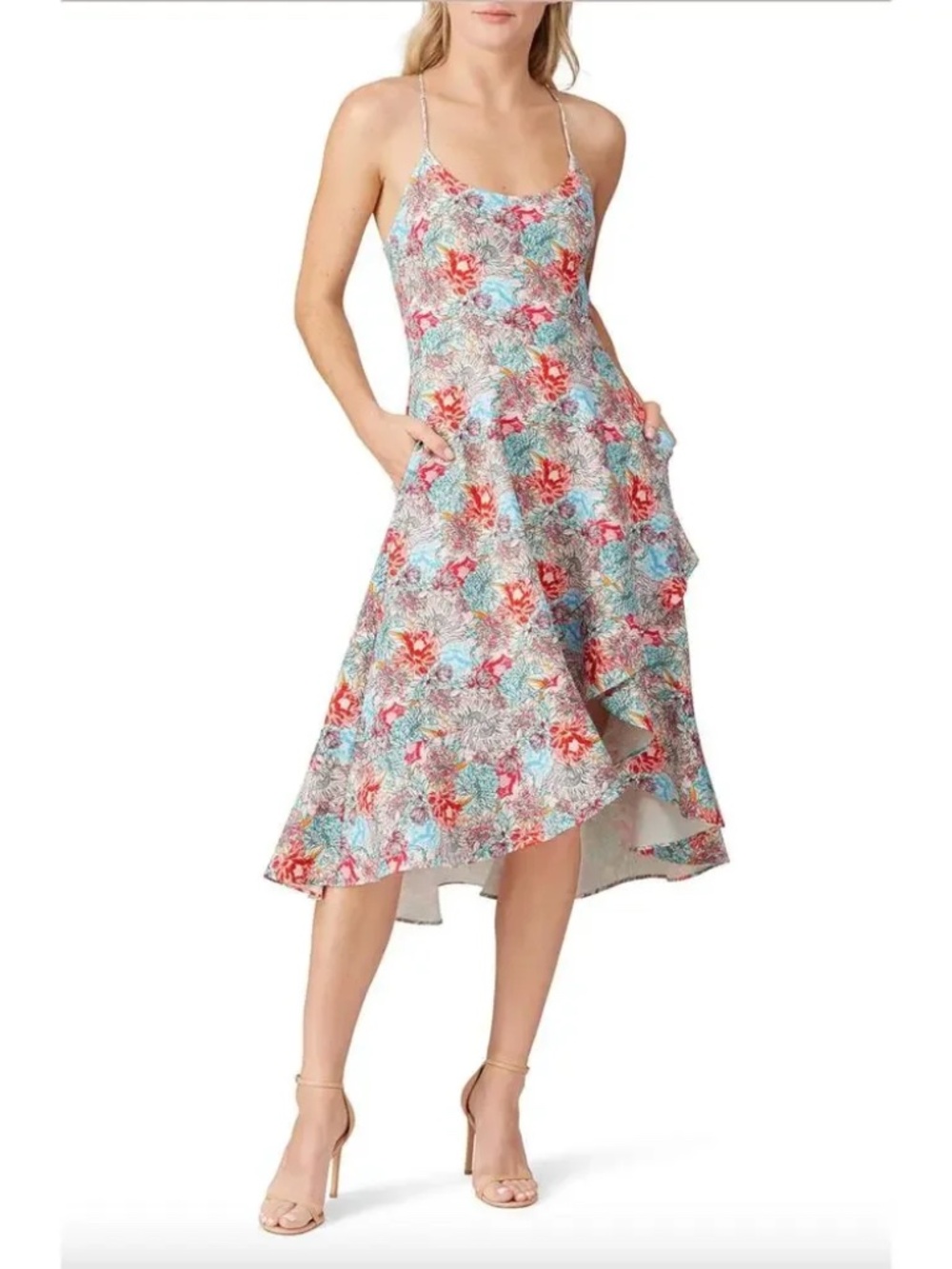 Black Halo Floral Marie Dress